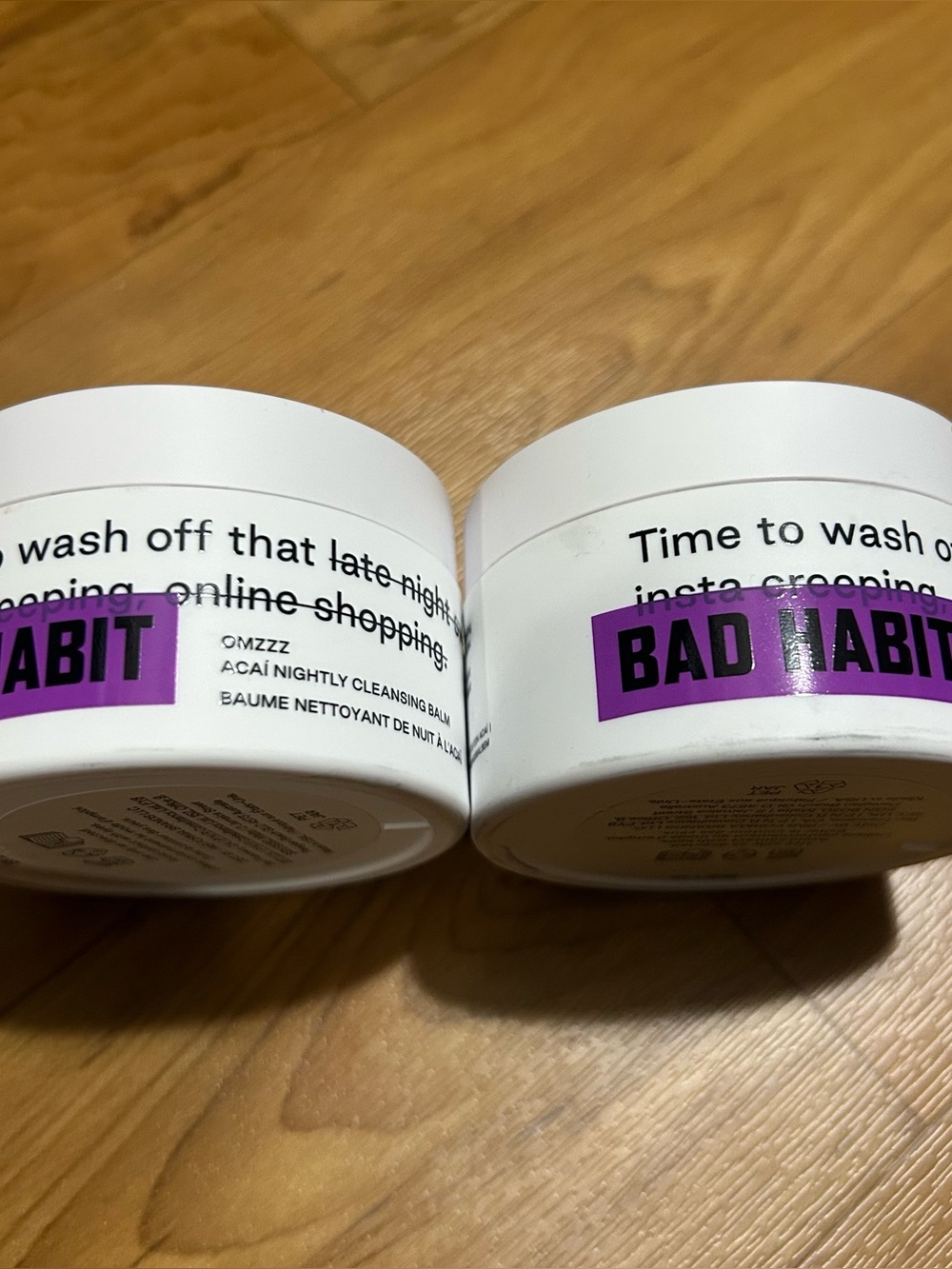 Bad Habit Açaí Nightly Cleansing Balm Set